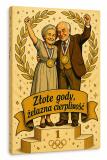 Prezent na 50 rocznicę ślubu (Złote Gody) z Twojego zdjęcia – Pop-art retro 83020 - miniaturka 1