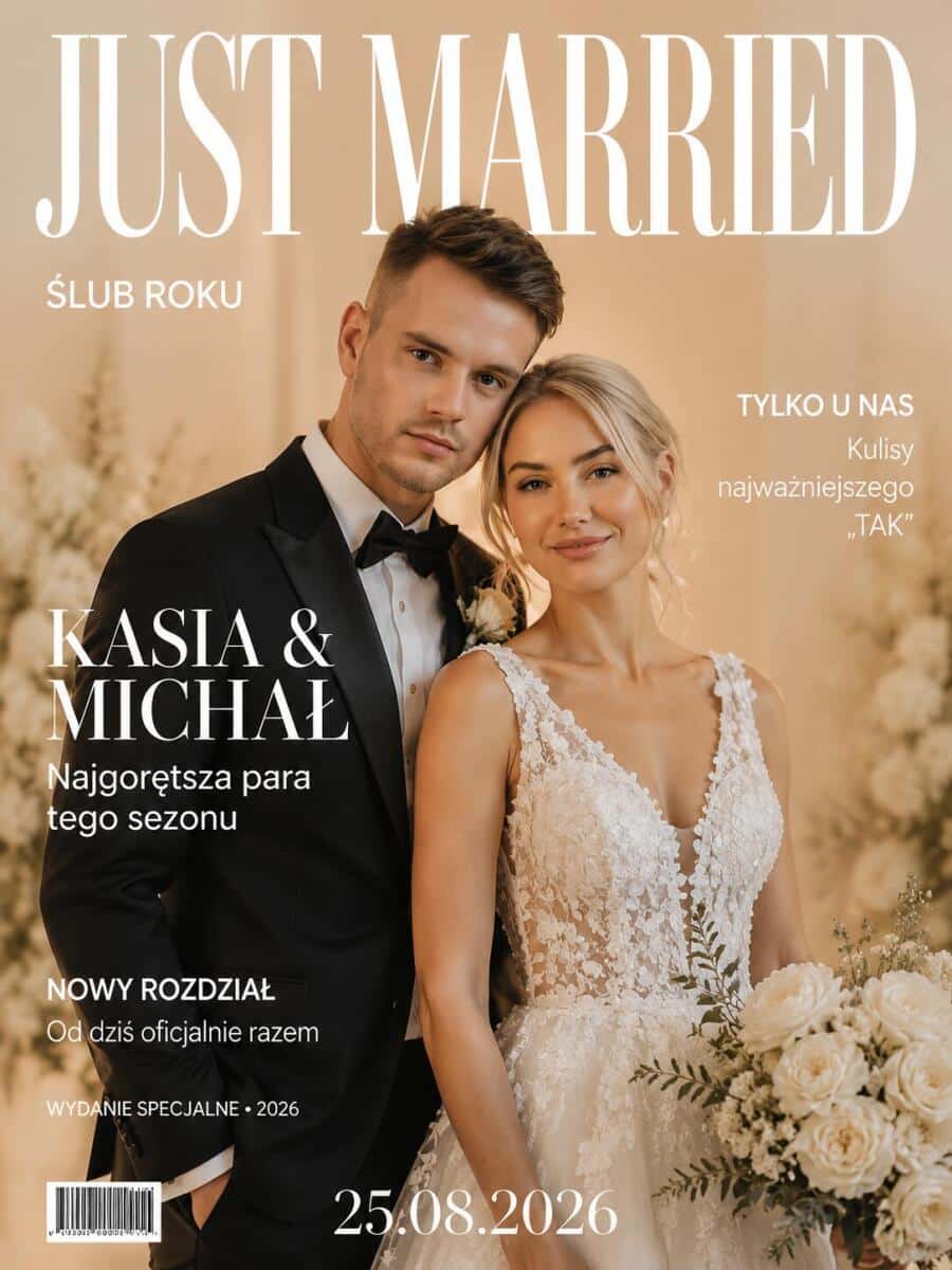 Okładka magazynu ze zdjęcia– Personalizowany prezent dla Młodej Pary 39026 - zdjęcie 4
