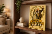 Prezent na 50 rocznicę ślubu (Złote Gody) z Twojego zdjęcia – Pop-art retro 83020 - miniaturka 3