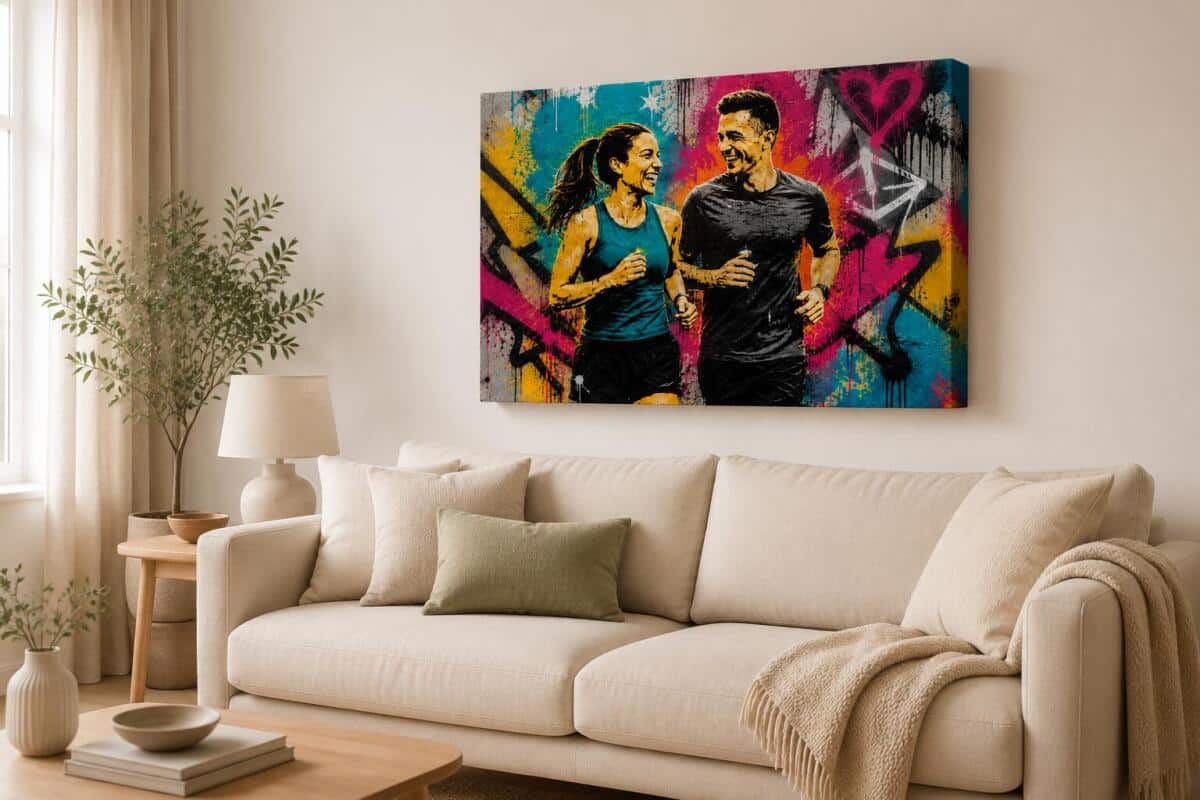 Obraz na płótnie z Twojego zdjęcia – Efekt Graffiti / Street Art | Pamiątka z wakacji 83005 - zdjęcie 5