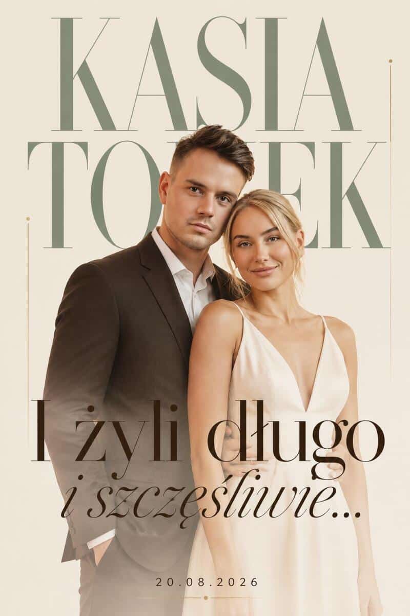 Personalizowana Tablica Powitalna na Ślub ze zdjęciem, imionami i datą 39018 - zdjęcie 5