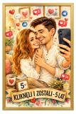 Śmieszny Plakat na 5. Rocznicę Ślubu ze Zdjęcia — Karykatura na drewniane gody 83091 - miniaturka 3