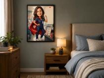 Humorystyczny Plakat ze Zdjęcia – Superpielęgniarka | Prezent z Własnym Tekstem 31503 - miniaturka 4