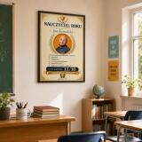 Prezent dla Najlepszego Nauczyciela na Dzień Nauczyciela – Plakat ze Zdjęcia Certyfikat| Wyjątkowy upominek od Uczniów 82472 - miniaturka 2