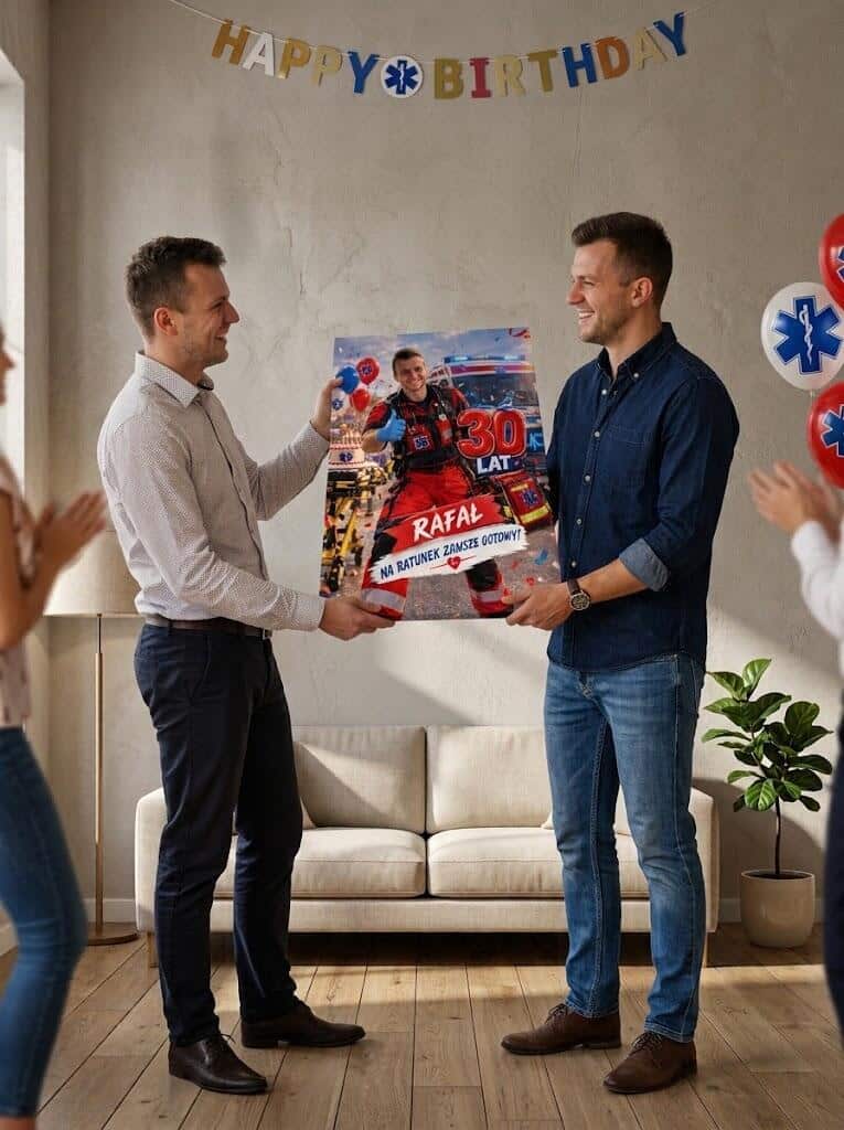 Obraz karykatura dla ratownika medycznego na 30 urodziny  82509 - zdjęcie 5