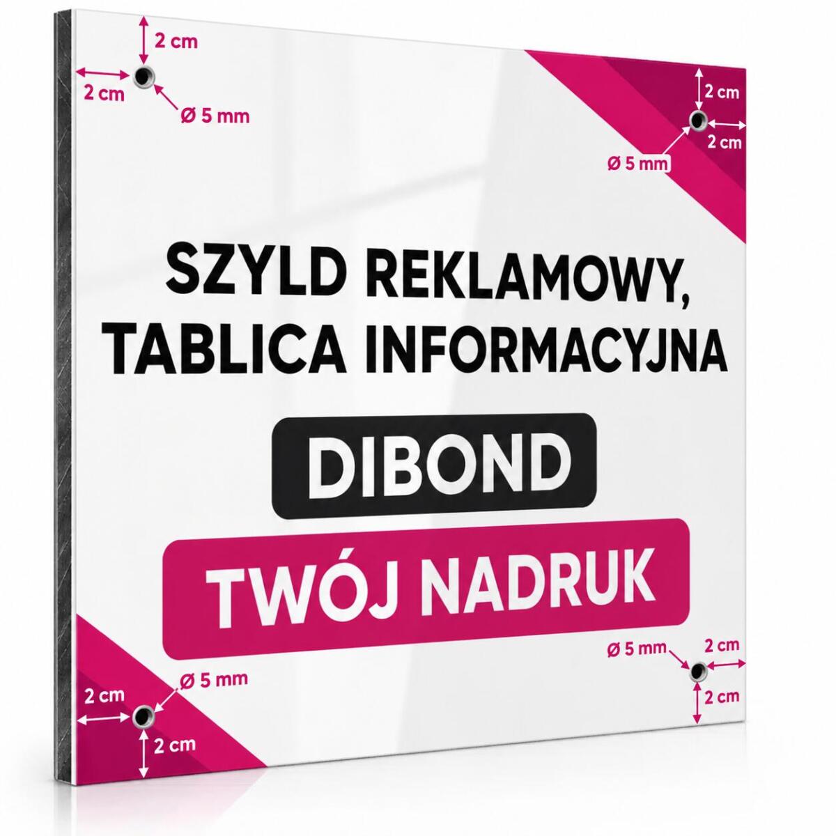 Szyld reklamowy z logo | DIBOND |  Tablica reklamowa firmowa | Trwała reklama zewnętrzna - zdjęcie 5