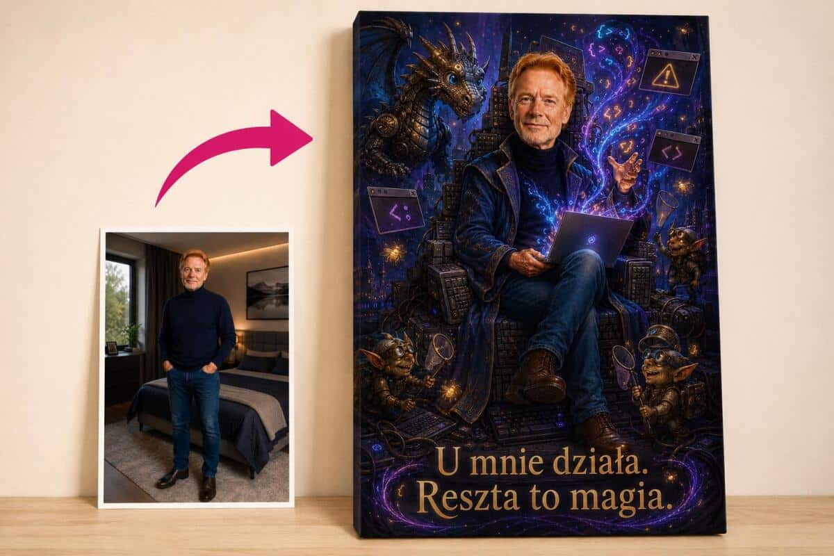 Prezent dla Programisty od Zespołu – Obraz ze Zdjęcia | Magiczny Motyw IT 31519