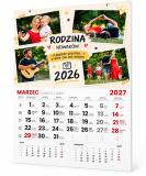 Kalendarz dla Rodziny ze Zdjęciami i Nazwiskiem| Prezent 82574 - miniaturka 1