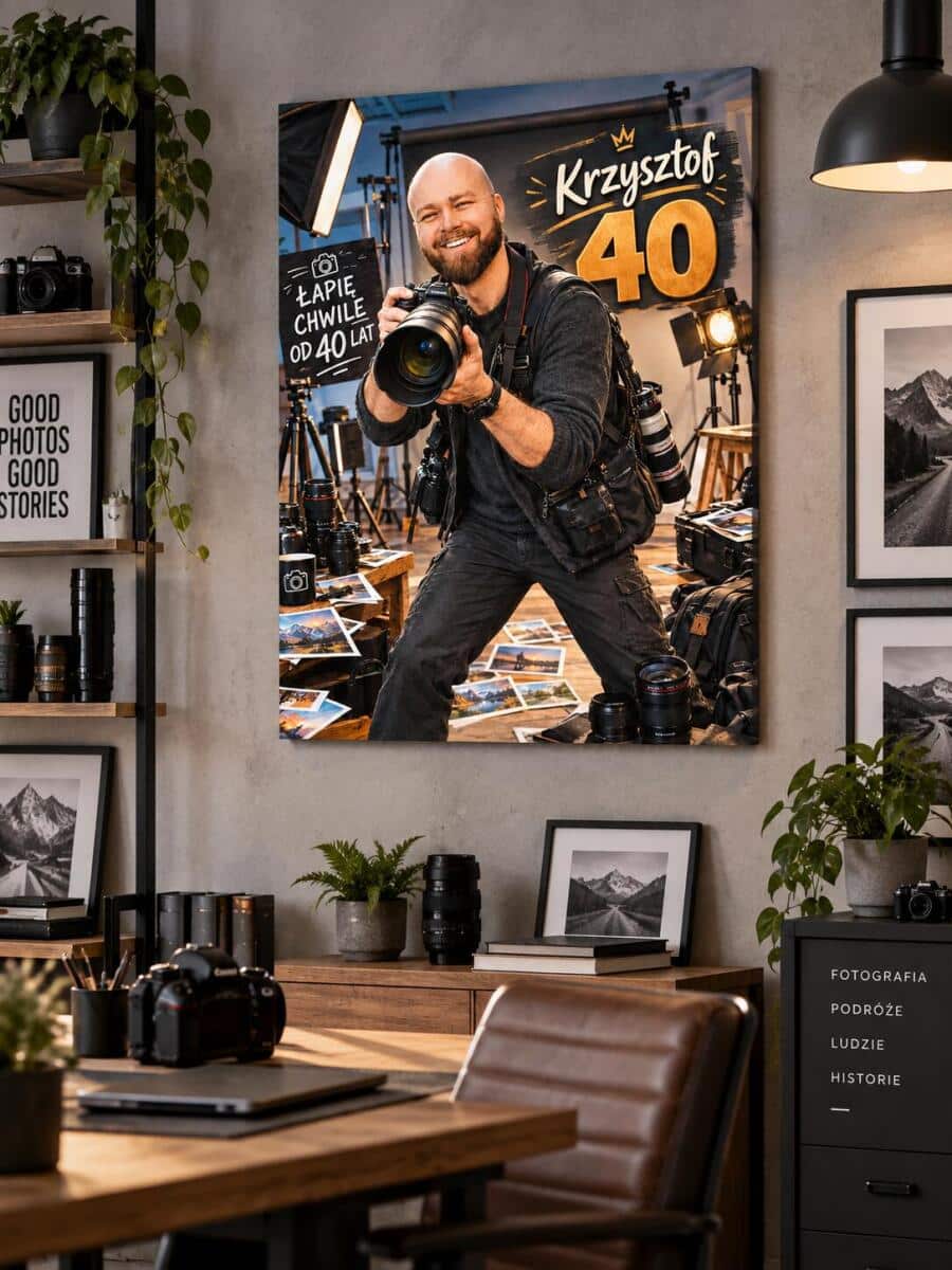 Obraz ze zdjęcia dla fotografa na urodziny – humorystyczny prezent  82512 - zdjęcie 4