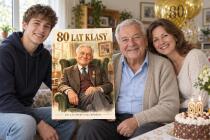 Prezent na 80 urodziny dla mężczyzny – karykatura ze zdjęcia 80 lat klasy 83129 - miniaturka 5