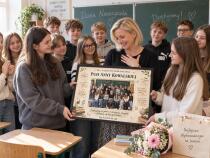 Podziękowanie dla wychowawcy od klasy- Plakat ze zdjęciem | Prezent na Dzień Nauczyciela 39065 - miniaturka 2