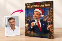 Prezent dla szefa na święta od pracowników – karykatura ze zdjęcia Świąteczny Szef Roku 83123 - miniaturka 2