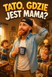 Prezent dla Taty od Dzieci – Plakat ze Zdjęciem „Tato, gdzie jest mama?” 82477 - miniaturka 2