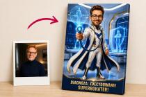 Podziękowanie dla Lekarza – Obraz na Płótnie ze Zdjęcia „Superbohater” 31532 - miniaturka 1