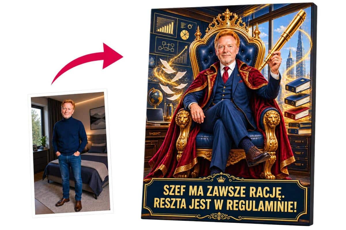 Prezent dla Szefa od Pracowników – Obraz na Płótnie ze Zdjęcia 31530