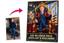 Prezent dla Szefa od Pracowników – Obraz na Płótnie ze Zdjęcia 31530 - miniaturka 1