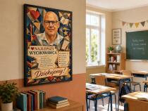 Upominek  dla Wychowawcy z okazji Dnia Nauczyciela – Plakat ze Zdjęcia Najlepszy Wychowawca | Wyjątkowa Pamiątka od Uczniów 82475 - miniaturka 4