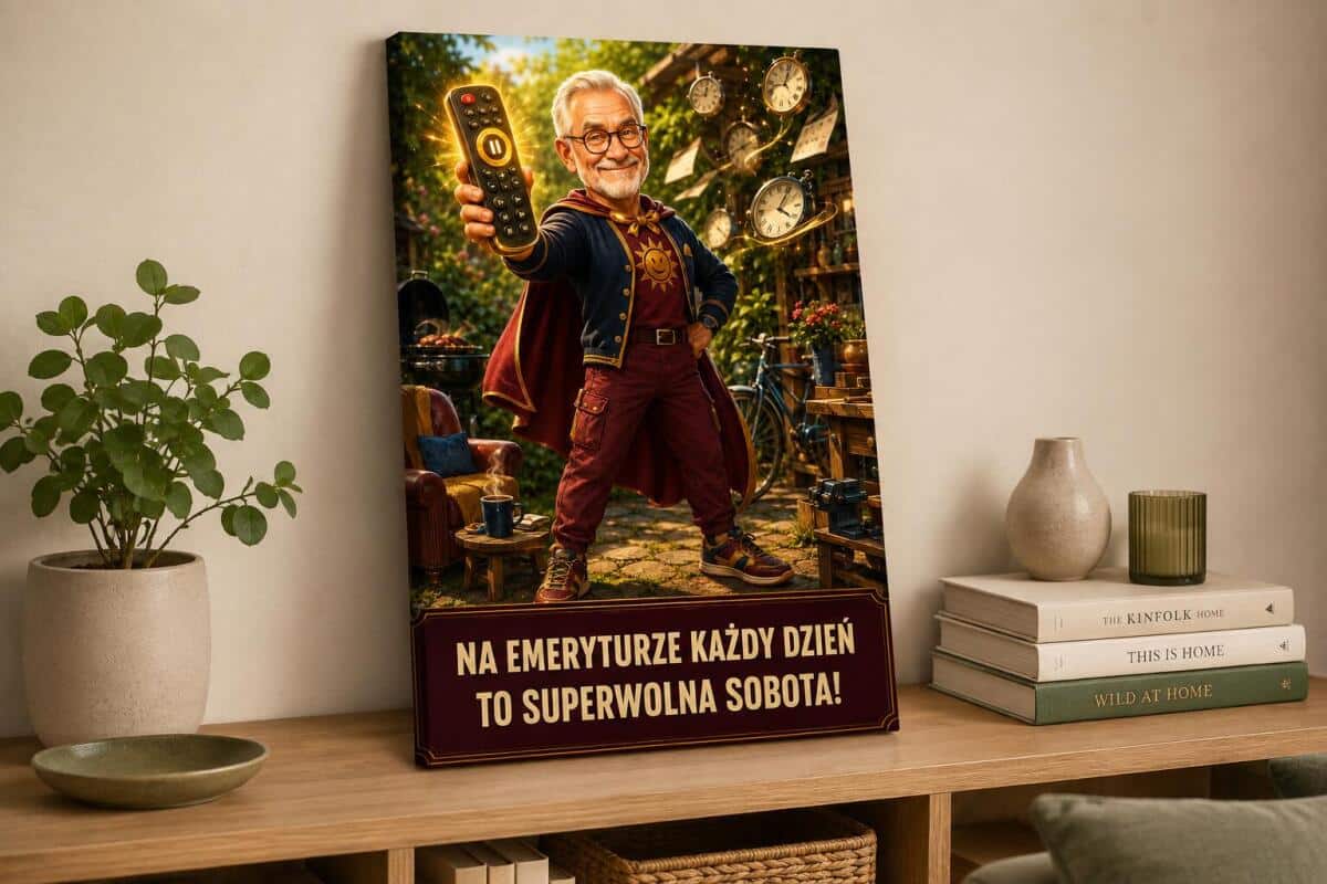 Prezent na Emeryturę dla Mężczyzny – Obraz ze Zdjęcia „Superczas Wolny” 31531 - zdjęcie 4