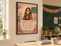Prezent dla Nauczycielki na Dzień Nauczyciela – Plakat ze Zdjęcia | Wyjątkowa Pamiątka od Uczniów 82470 - miniaturka 3