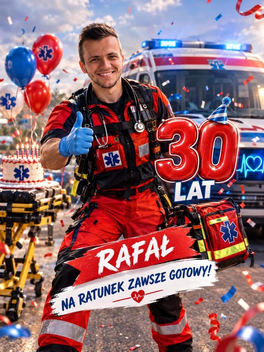 Obraz karykatura dla ratownika medycznego na 30 urodziny  82509 - zdjęcie 2