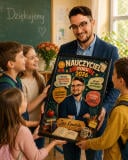 Prezent dla Nauczyciela na Dzień Nauczyciela – Plakat ze Zdjęcia | Wyjątkowa Pamiątka od Uczniów 82469 - miniaturka 5