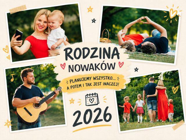 Kalendarz dla Rodziny ze Zdjęciami i Nazwiskiem| Prezent 82574 - zdjęcie 4