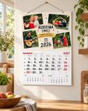 Kalendarz dla Rodziny ze Zdjęciami i Nazwiskiem| Prezent 82574 - miniaturka 3