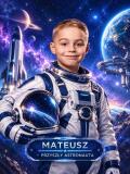 Prezent dla Dziecka – Portret z Marzeń ze Zdjęcia: Astronauta| Obraz na płótnie 82558 - miniaturka 2