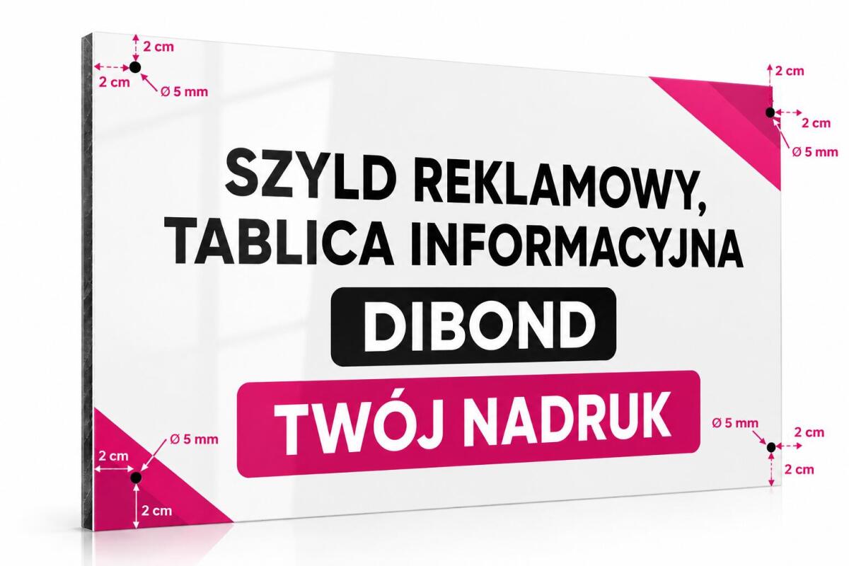 Szyld firmowy na zamówienie | DIBOND | Trwała Tablica Reklamowa z Logo - zdjęcie 5