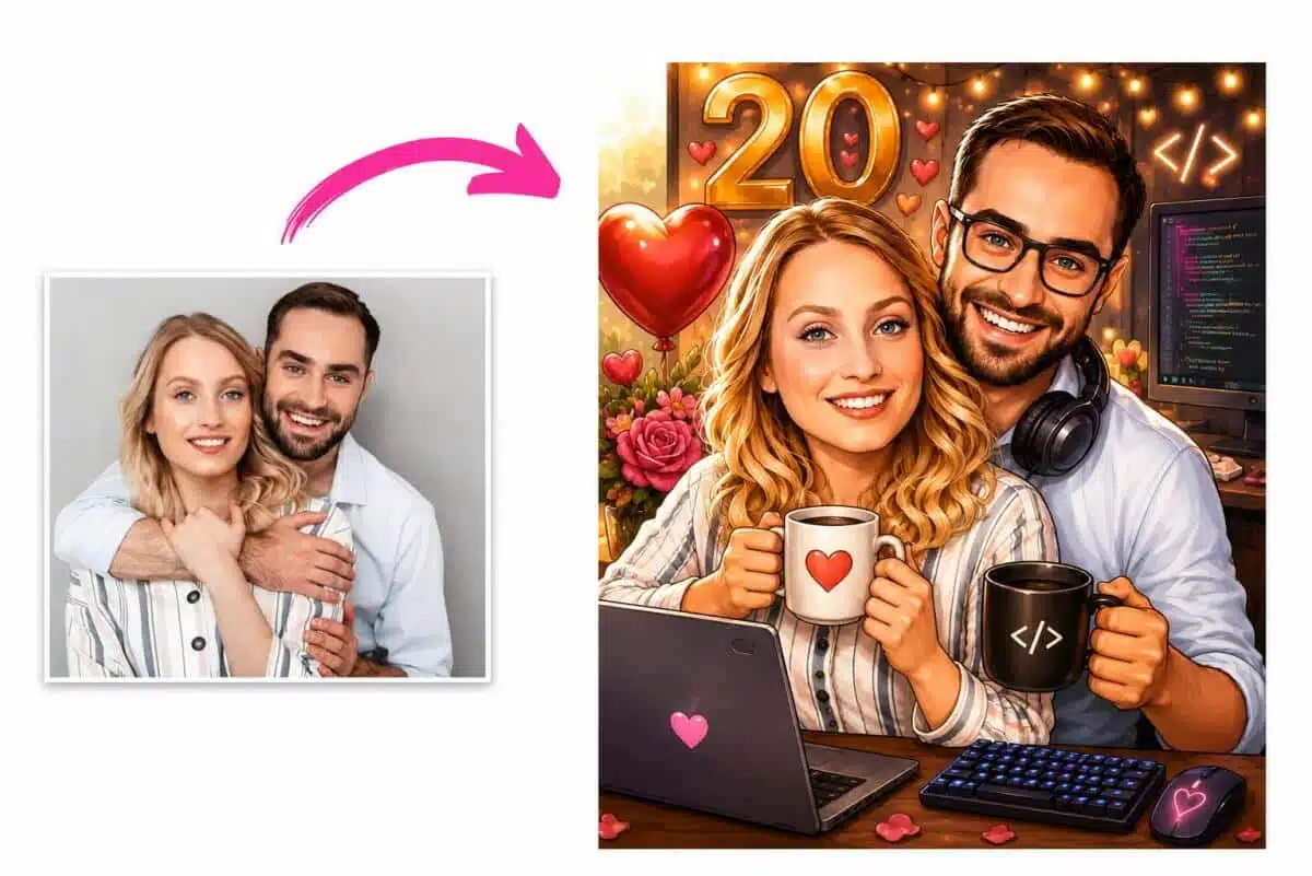 Prezent dla Męża Programisty, Informatyka  od Żony na 20 Rocznicę Ślubu obraz ze zdjęcia 82483