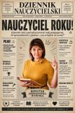 Prezent dla Nauczycielki na Dzień Nauczyciela – Plakat ze Zdjęcia w Stylu Gazety | Dziennik Nauczycielski 82468 - miniaturka 2