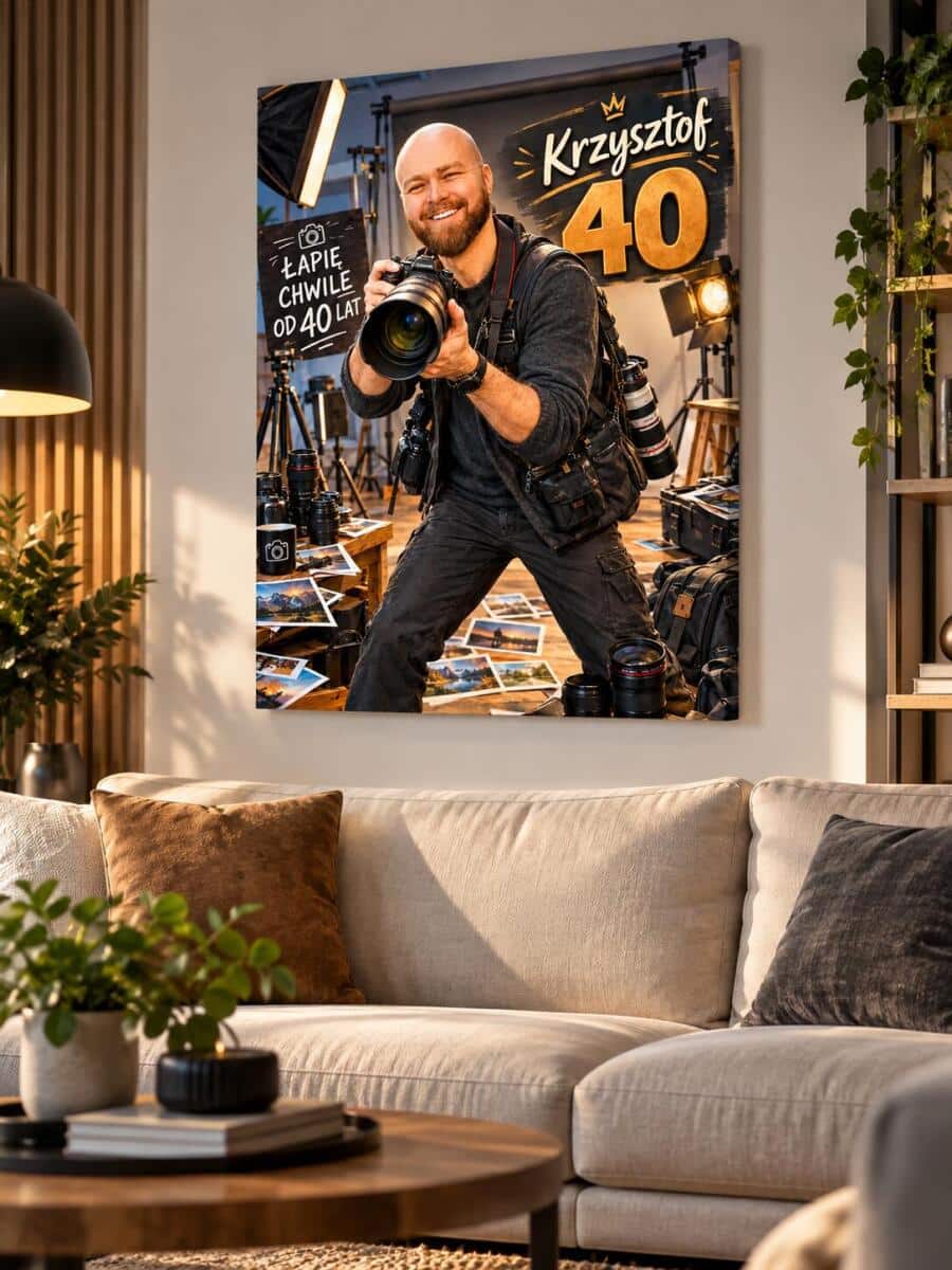 Obraz ze zdjęcia dla fotografa na urodziny – humorystyczny prezent  82512 - zdjęcie 3