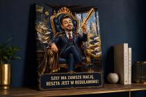 Prezent dla Szefa od Pracowników – Obraz na Płótnie ze Zdjęcia 31530 - miniaturka 4
