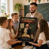 Prezent dla Nauczyciela na Dzień Nauczyciela – Plakat ze Zdjęcia Napoleon | Wyjątkowa Pamiątka od Uczniów 82471 - miniaturka 5