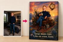 Prezent na Emeryturę od Zespołu – Obraz ze Zdjęcia | Pogodny Motyw Wolnego Czasu 31522 - miniaturka 1