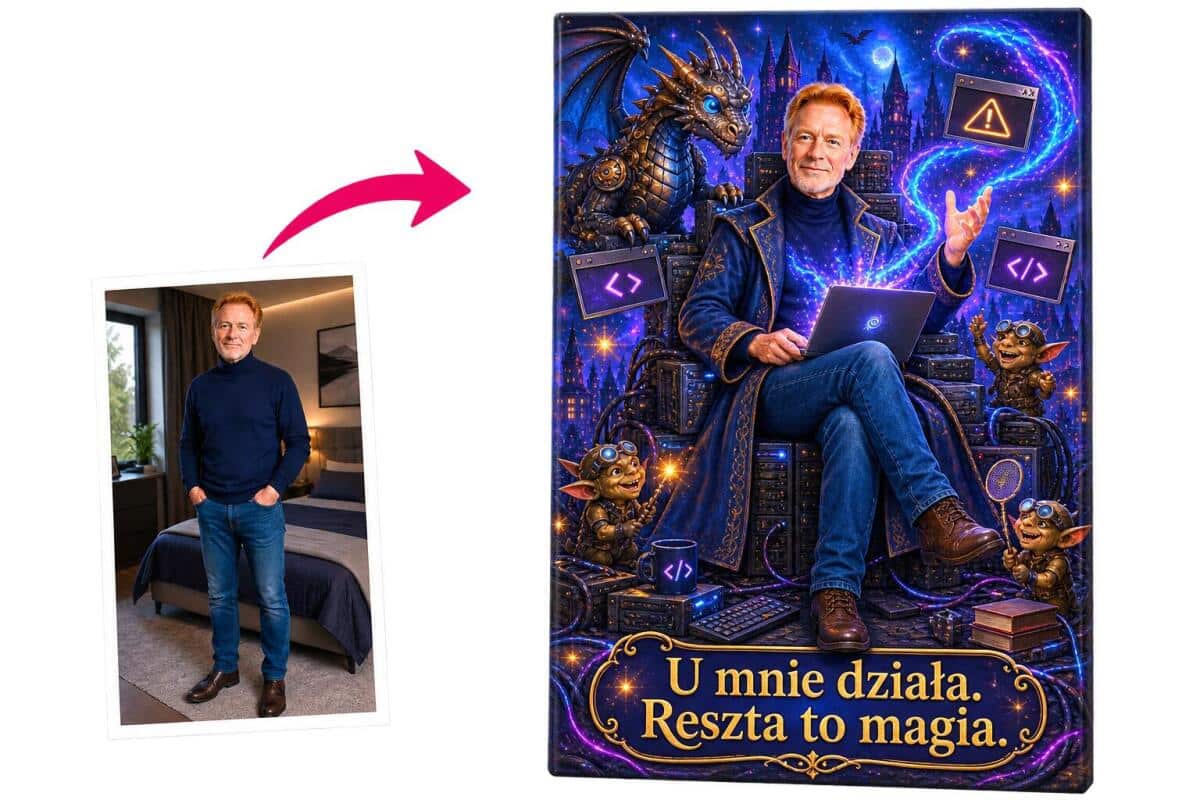 Prezent dla Programisty od Zespołu – Obraz ze Zdjęcia | Magiczny Motyw IT 31519