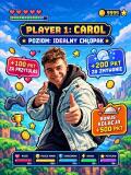 Prezent na Dzień Chłopaka dla Chłopaka – Śmieszna Karykatura ze Zdjęcia „Player 1: Idealny Chłopak| Obraz na płótnie 82532 - miniaturka 2