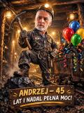 Obraz prezent  ze zdjęcia dla górnika na urodziny – humorystyczny obraz karykatura  82515 - miniaturka 2