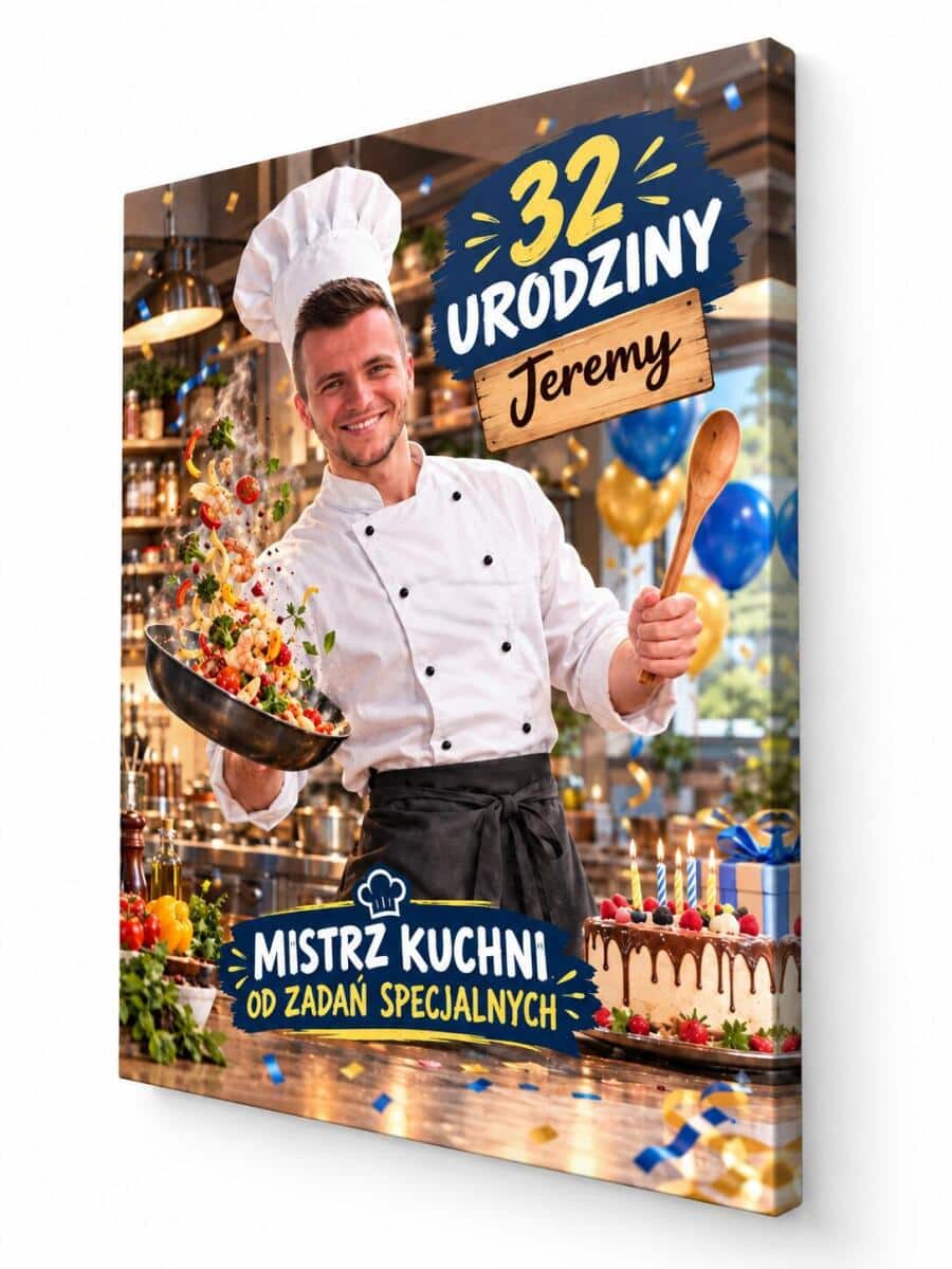 Obraz ze zdjęcia dla Kucharza na Urodziny – Zabawna Karykatura z Imieniem  82510