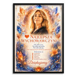Upominek  dla Nauczycielki z okazji Dnia Nauczyciela – Plakat ze Zdjęcia NAJLEPSZA WYCHOWAWCZYNI | Wyjątkowa Pamiątka od Uczniów 82474 - miniaturka 1