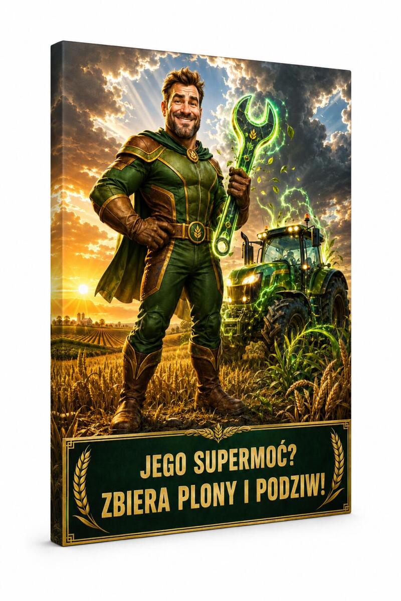 Prezent dla Rolnika na Emeryturę – Obraz ze Zdjęcia „Supergospodarz” 31528 - zdjęcie 2