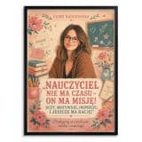 Prezent dla Nauczycielki na Dzień Nauczyciela – Plakat ze Zdjęcia | Wyjątkowa Pamiątka od Uczniów 82470 - miniaturka 1