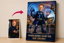 Prezent dla Policjanta na Odejście ze Służby – Obraz ze Zdjęcia od Zespołu 31529 - miniaturka 1