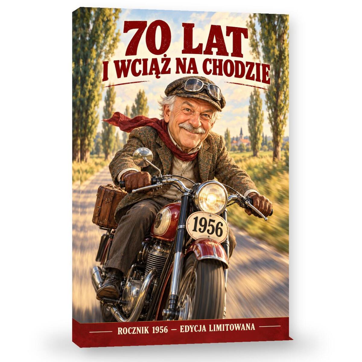 Karykatura z Twojego zdjęcia na 70 urodziny – prezent na siedemdziesiątkę dla mężczyzny 83126 - zdjęcie 4