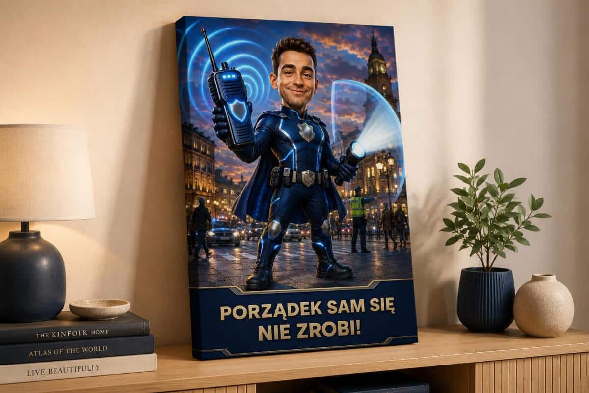 Prezent dla Policjanta na Odejście ze Służby – Obraz ze Zdjęcia od Zespołu 31529 - zdjęcie 4