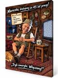 Obraz dla Emeryta – Śmieszna Karykatura ze Zdjęcia - Tryb emeryta: Włączony! | Obraz 31602 - miniaturka 1