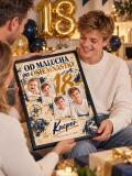 Plakat na 18 urodziny dla chłopaka ze zdjęć — Od malucha do osiemnastki 51153 - miniaturka 4