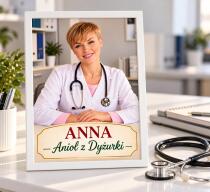 Prezent dla Pielęgniarki na Święta – Portret ze Zdjęcia Anioł z Dyżurki; 31541 - miniaturka 4