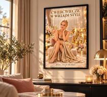 Prezent dla na 25 Urodziny – Plakat z Karykaturą Glamour ze Zdjęcia i Imieniem – Ćwierćwiecze w Wielkim Stylu 31587 - miniaturka 2