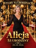 Tablica Powitalna na 55. Urodziny ze Zdjęcia – Złote Glamour z Imieniem Jubilata 31646 - miniaturka 2